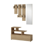 Prie&scaron;kambario komplektas Kalune Design 776, 100 cm, rudas