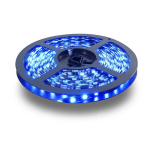 LED juosta 12V 4,6W/m Premium SMD2835 60diodų/m IP20, mėlyna