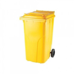 &Scaron;iuk&scaron;lių konteineris 240 l, geltonas