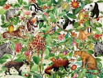 Dėlionė Ravensburger Džiūnglės, 2000 d.