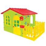Didelis žaidimų namelis su tvora Mochtoys, 12243