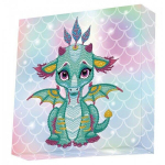 Deimantinė mozaika Ariel The Baby Dragon, 22x22