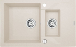 Deante granitinė virtuvinė plautuvė Deante Andante ZQN 5513, Beige