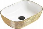 Praustuvas Mexen Rita, White/Gold Structure 2