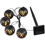 LED lempa su virve 2m su saulės baterija