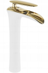 Mexen praustuvo mai&scaron;ytuvas Lyra high, white/gold