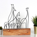 Dekoratyvinė figūrėlė Giraffe Black