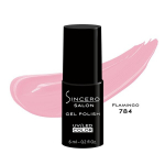 Gelinis nagų lakas "Sincero Salon", 6ml, FLAMINGO, 784