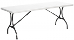 Sulankstomas sodo stalas ModernHome, 240x70 cm, baltas