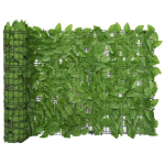Balkono pertvara vidaXL 300x75 cm, žalia