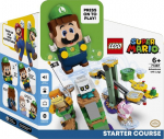 LEGO&reg; 71387 Super Mario Luigi nuotykių pradinis paketas, interaktyvus konstravimo žaidimas