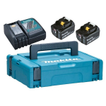 Įkrovimo komplektas 18V, 2XBL1850B, DC18RC, Makpac 197624 2 Makita