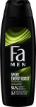 Du&scaron;o želė ir &scaron;ampūnas Fa Men Xtreme Sport Energy Boost Shower Gel, 750 ml