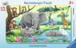 Dėlionė afrikos gyvūnai Ravensburger, 15 det.