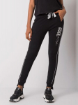 Laisvalaikio kelnės moterims, juodos, XL