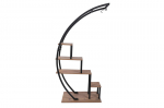 Stovas gėlėms Kalune Design Garden, juodas/rudas