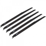 Atsarginiai pjūkleliai tiesiniam pjūklui 5 vnt. medžiui 300x19x1,25 mm FASTER TOOLS (8787)