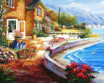 Deimantinio paveikslo-mozaikos 5D rinkinys (akučių klijavimas) 30x40 cm DK41173