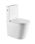 Pastatomas WC Swiss Aqua Technologies Brevis Rimfree, su lėtai nusileidžiančiu dangčiu, pilnai pristatomas