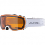 Slidinėjimo akiniai Alpina Sports Nakiska, oranžiniai/balti