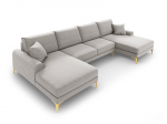 Mink&scaron;tas kampas Mazzini Sofas Madara, &scaron;viesiai pilkas