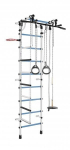Sporto kompleksas (gimnastikos sienelė) Rainbow 230x52,5cm, baltas/mėlynas