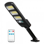 Lauko &scaron;viestuvas su saulės baterijom ir nuotolinio valdymo pultu LTC 3-LED COB 24W 1800 lm 1800mAh + RC