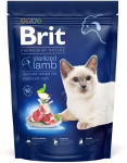 Brit Dry Premium sterilizuotoms katėms su ėriena, 300 g