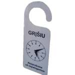 Pakabinamas informacinis laikrodis Grį&scaron;iu