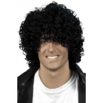 Perukas Afro &scaron;lapios spalvos