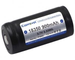 Akumuliatorius 18350 Keeppower 900mAh 4.3A su apsauga