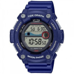Vyri&scaron;kas laikrodis Casio Moonphase WS-1300H-2A, mėlynas