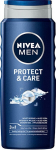 Rinkinys Nivea Men Protect & Care vyrams: du&scaron;o želė, 2 x 500 ml