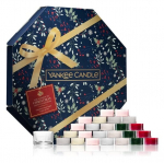 Yankee Candle Christmas Advento kalendorius 24 vnt x 9.8 gr arbatinių žvakių + laikiklis