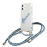 Guess GUHCP12SCRTVSBL skirtas Apple iPhone 12 mini 5,4", mėlynas