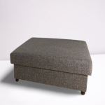 Didelis pufas Vulan, 70 cm x 70 cm, pilkas