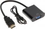 Hdmi į Vga konverteris su 3,5 mm garso lizdu