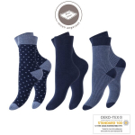 Frotinės termo kojinės moterims Footstar Thermo 60003, mėlynos, 3 poros
