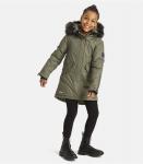 Huppa Merginų parka VIVIAN, dark green