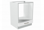 Virtuvinė spintelė viryklei Natalia White Gloss, balta