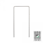 Cinkuotas metalinis kai&scaron;tis "U" formos plotis 7cm / auk&scaron;tis 20cm