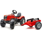 Traktorius Massey Ferguson Red ant pedalų su priekaba nuo 3 metų