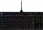 Žaidimų klaviatūra logitech juoda led rgb qwertz vokiečių (naudoti b)