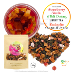 Fantasti&scaron;ka Bra&scaron;kių ir Vanilės Pieno ulong vaisių arbata, Fruit tea, 100 g