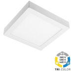 LED plafonas Bolero 6in1 18W 3000-4000-6000K IP40 kvadratinis, biały