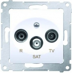 Simon 54 Rtv-sat galinis baltas lizdas