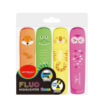 Fluo Jungle žymeklis 1-5mm 4vnt - Keyroad