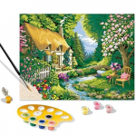 Tapyba pagal skaičius Ravensburger Creart River Kotedžai