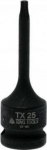 Tx25x78mm ma&scaron;ininė lizdinė galvutė, 1/2" kvadratinis kotas