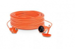Tvirtas 25m prailgintuvas, 3x1mm&sup2;, oranžinis, Ip44